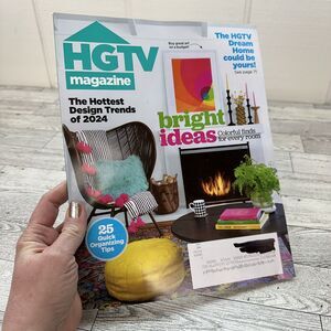 Hgtv Magazine Magazine January February‎ 2024 The Hottest Design Trends Of 2024